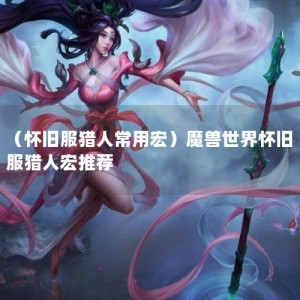 （怀旧服猎人常用宏）魔兽世界怀旧服猎人宏推荐