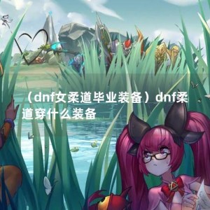 （dnf女柔道毕业装备）dnf柔道穿什么装备