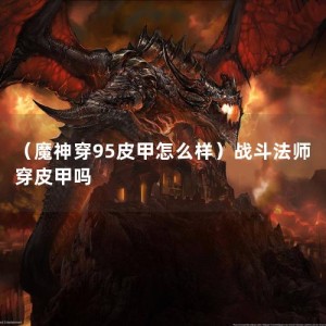 （魔神穿95皮甲怎么样）战斗法师穿皮甲吗