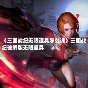 （三国战纪无限道具怎么调）三国战纪破解版无限道具