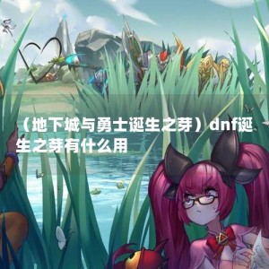 （地下城与勇士诞生之芽）dnf诞生之芽有什么用